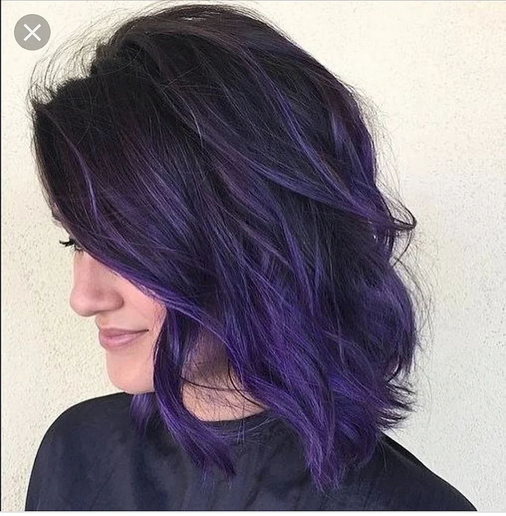 Dark Purple hair Color