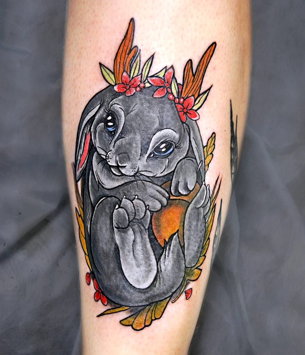 Dark Rabbit Tattoo