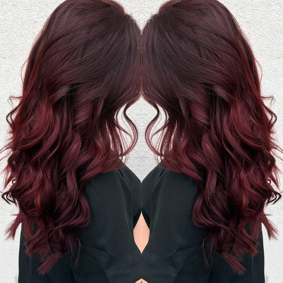 Dark Red hair Color