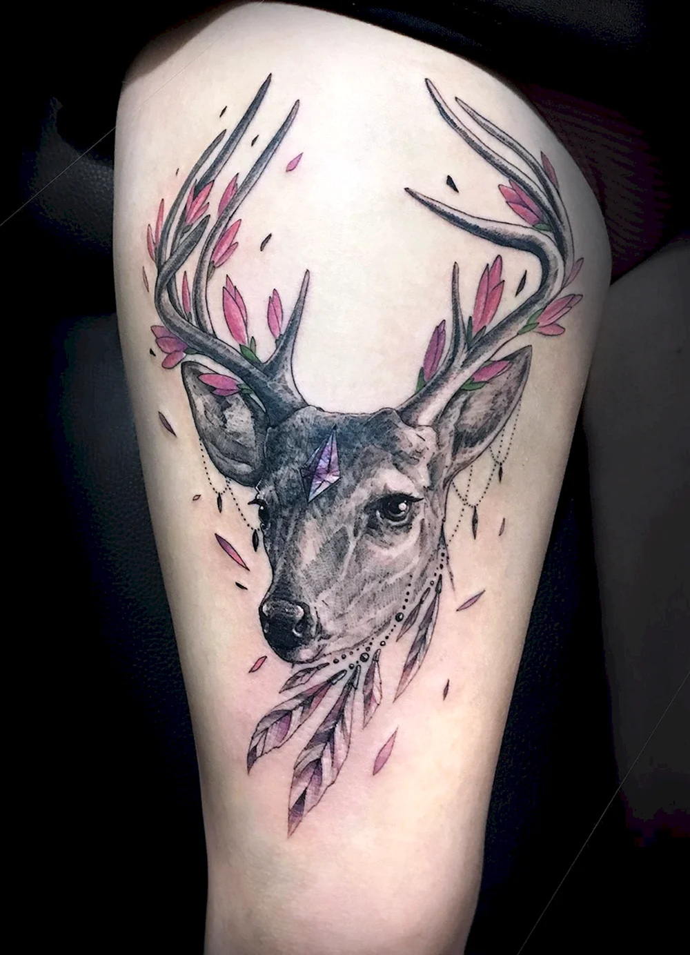Deer head Tattoo
