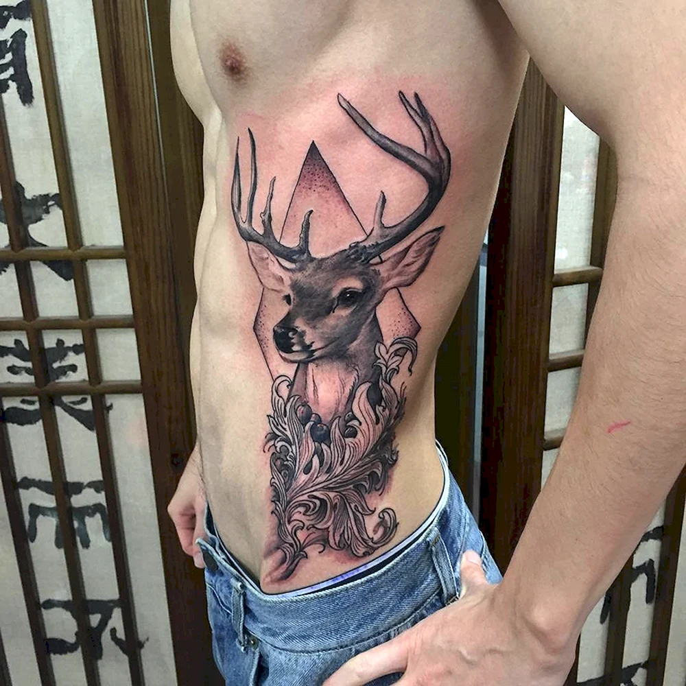 Deer Hunting Tattoo