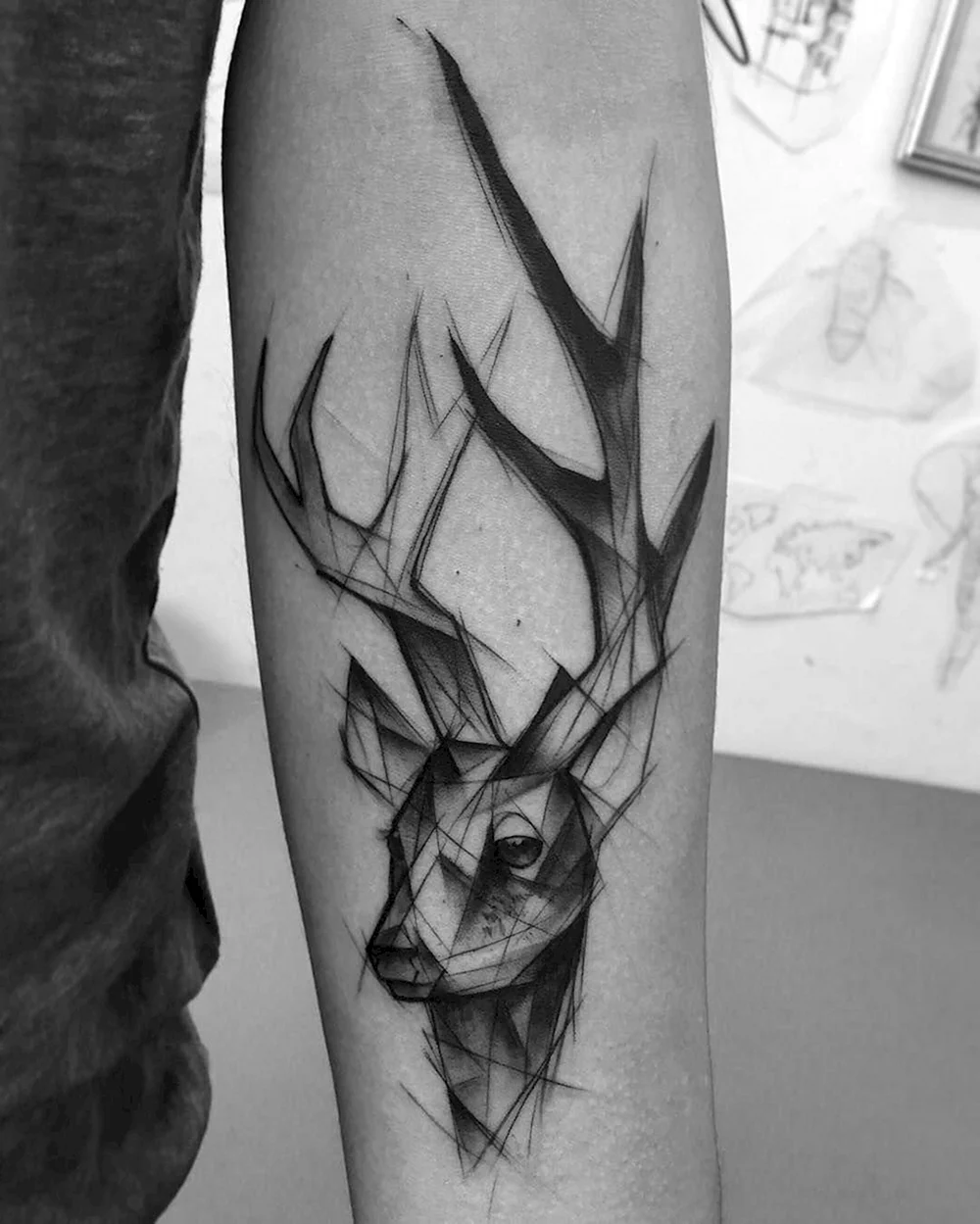 Deer Tattoo Design