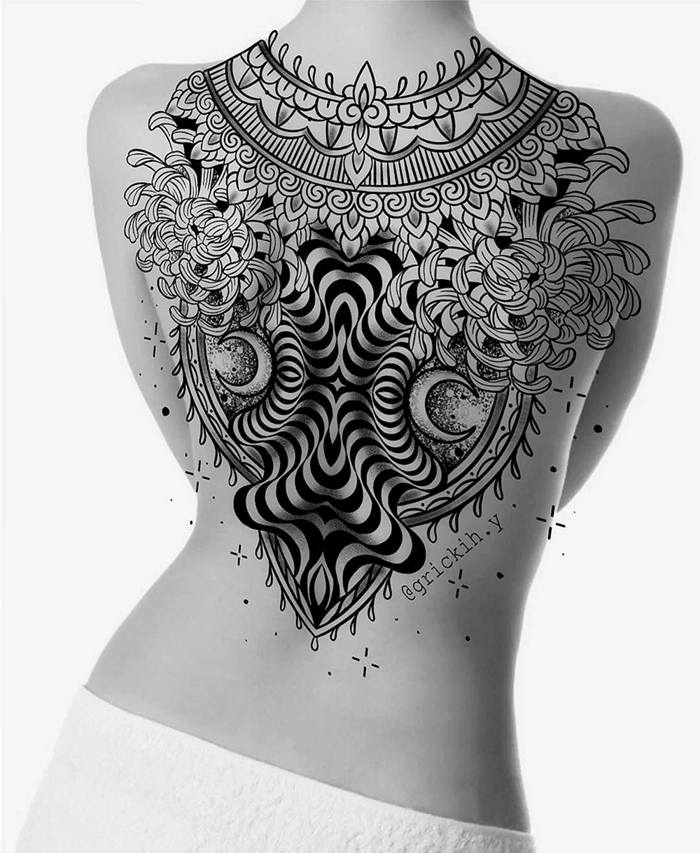 Desenho Tatuagem ornamental