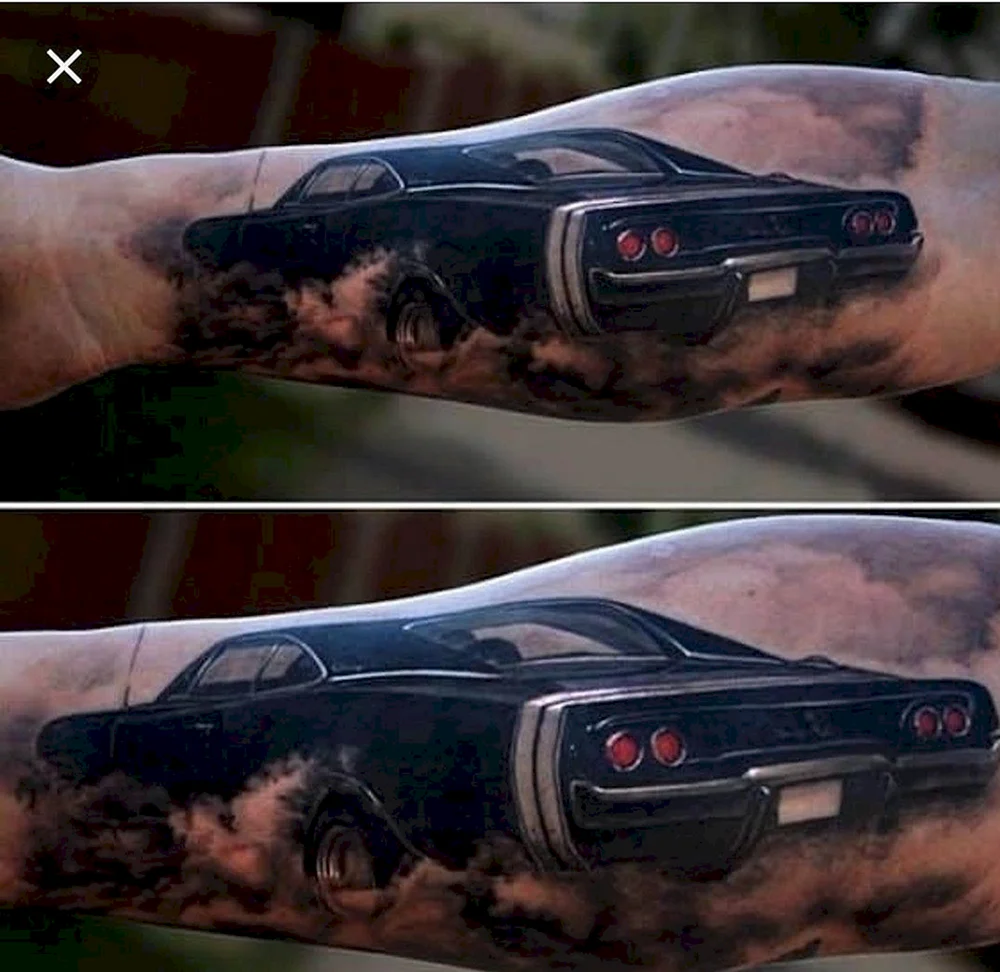 Dodge Charger Tattoo