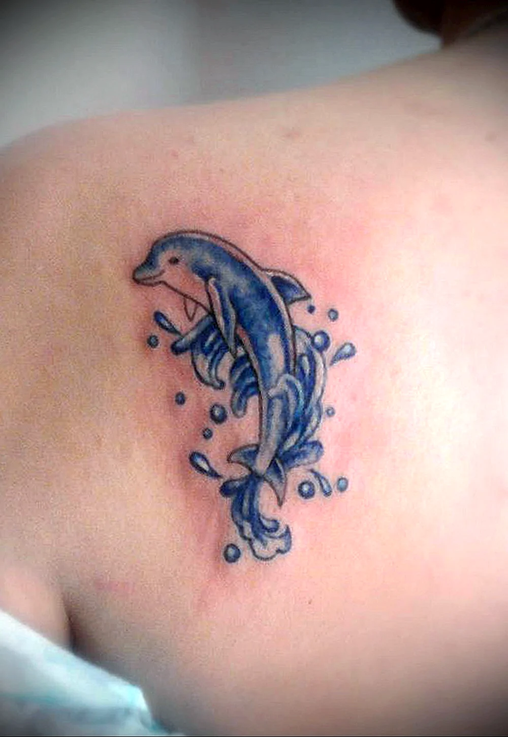 Dolphin Tattoo on butt