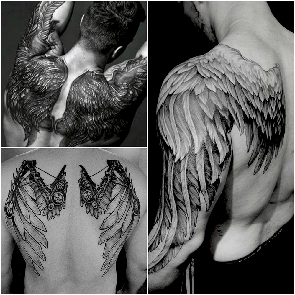 Espalda con alas