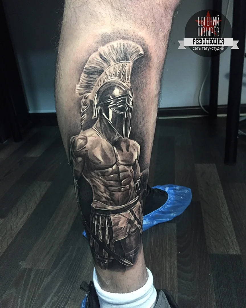 Espartano tatuaje