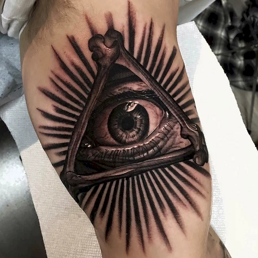 Eye in Triangle Tattoo