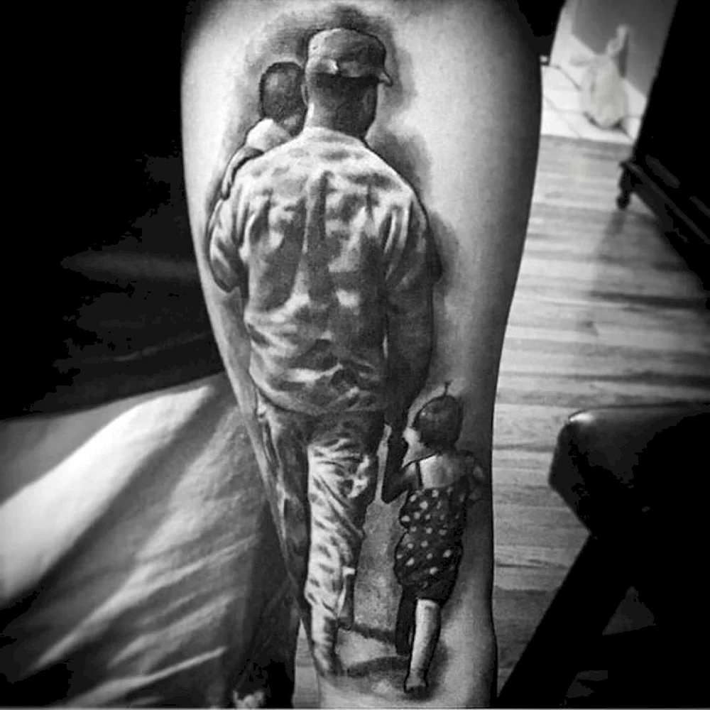 Father child Tattoo