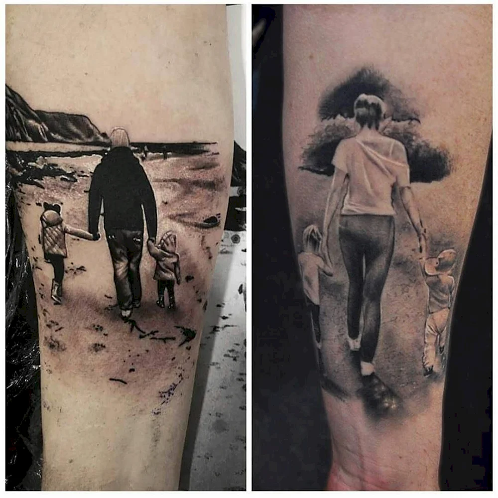 Father daughter Tattoo