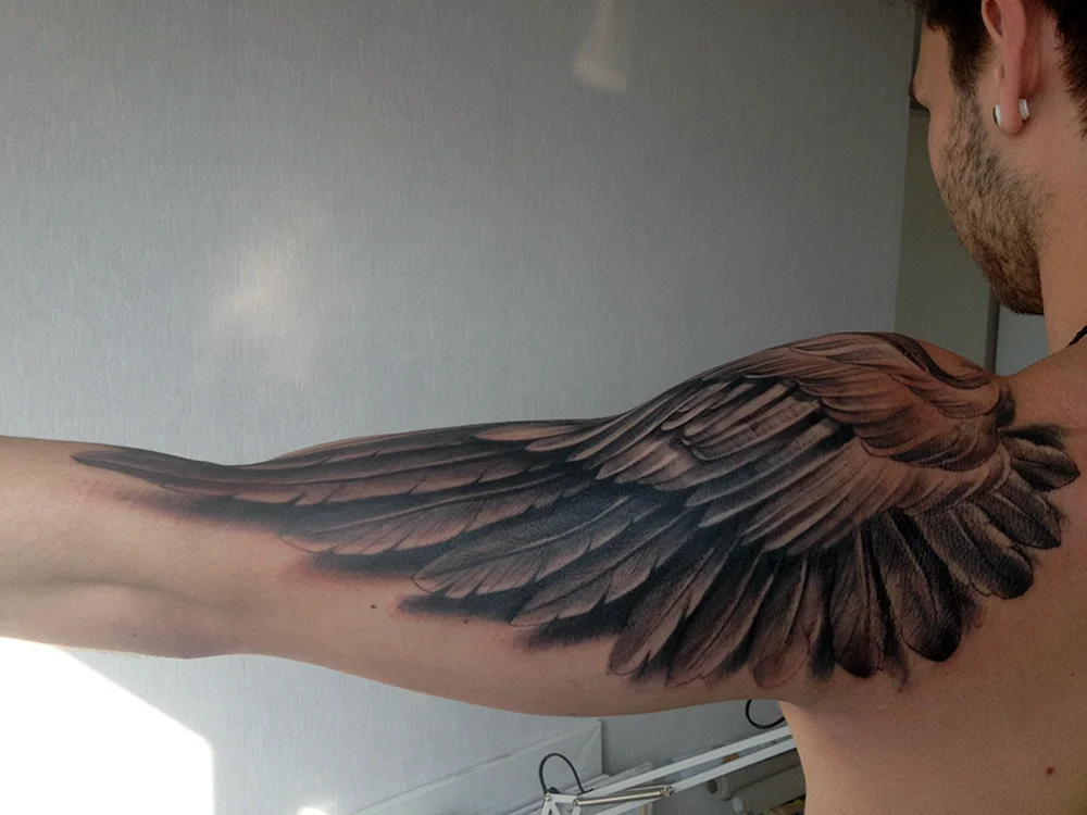 Feather Wings Tattoo