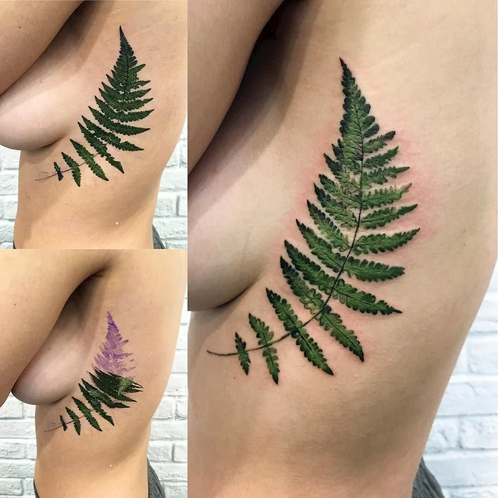 Fern Leaf Tattoo