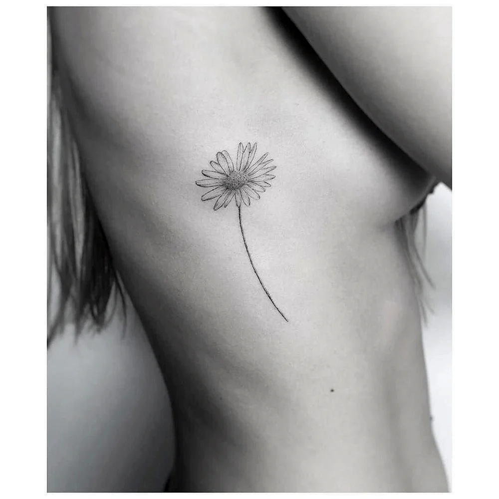 Filigrane Flower Tattoo