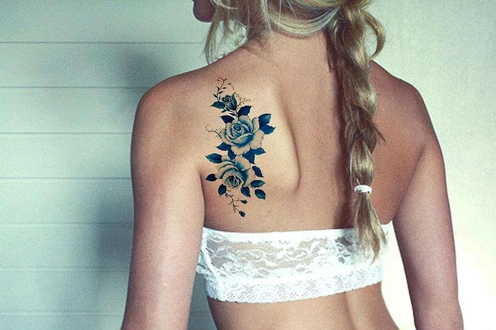 Flower back Tattoo