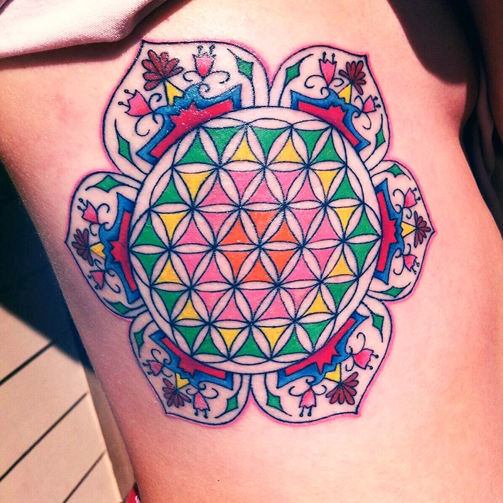 Flower of Life Mandala Tattoo