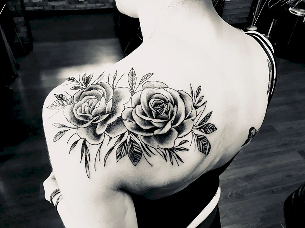 Flower Tattoo Shoulder