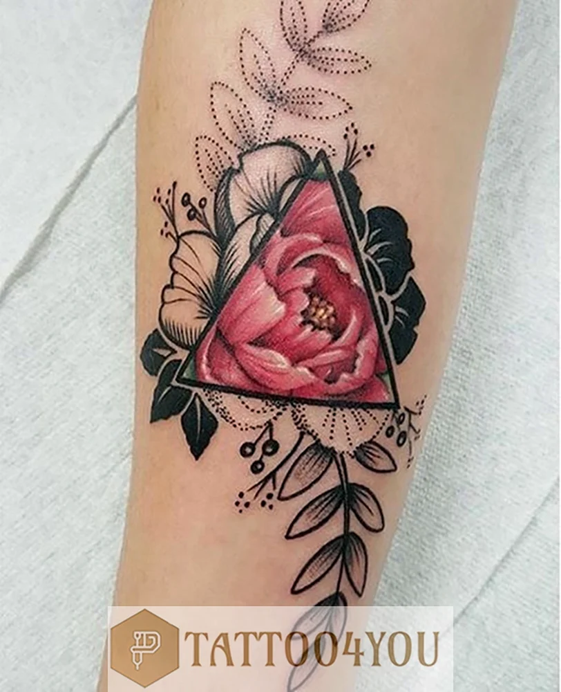 Flowers Color Tattoo