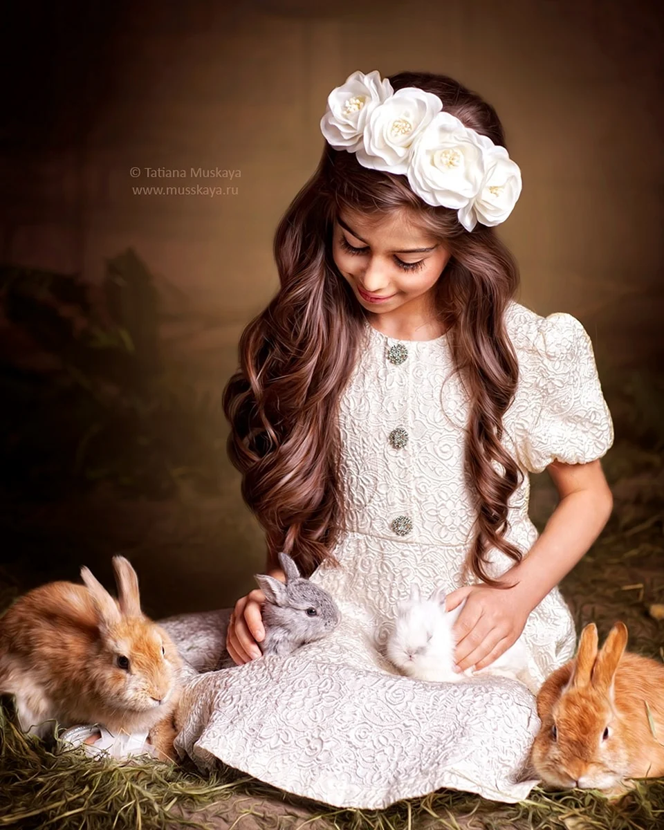 Фотосессия с кроликом