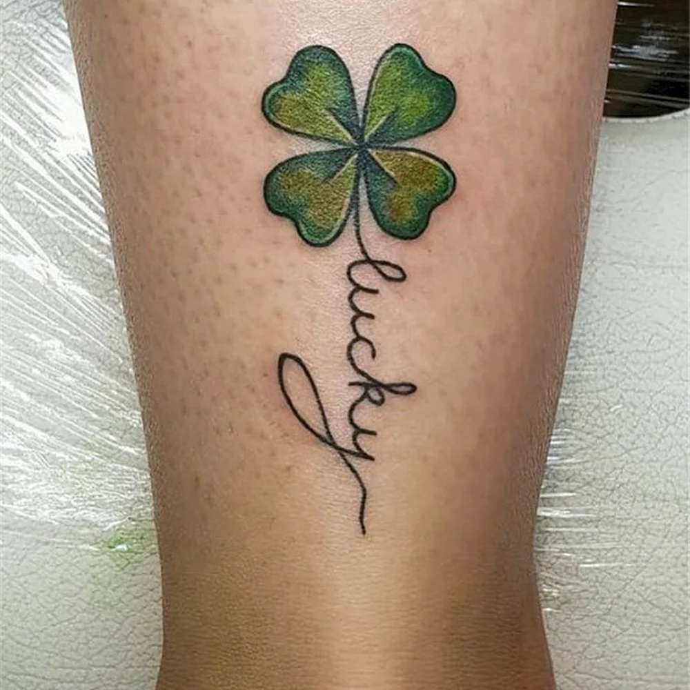 Four-Leaf Clover Tattoo