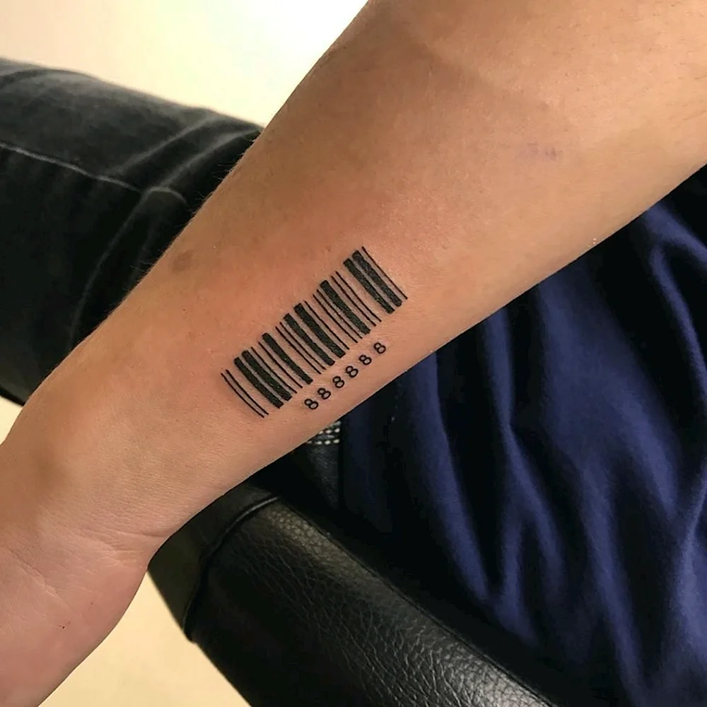 Funny Barcode Tattoo