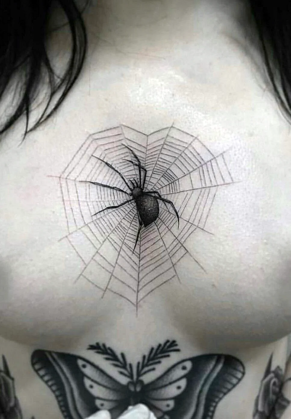 Geisha Spider Tattoo