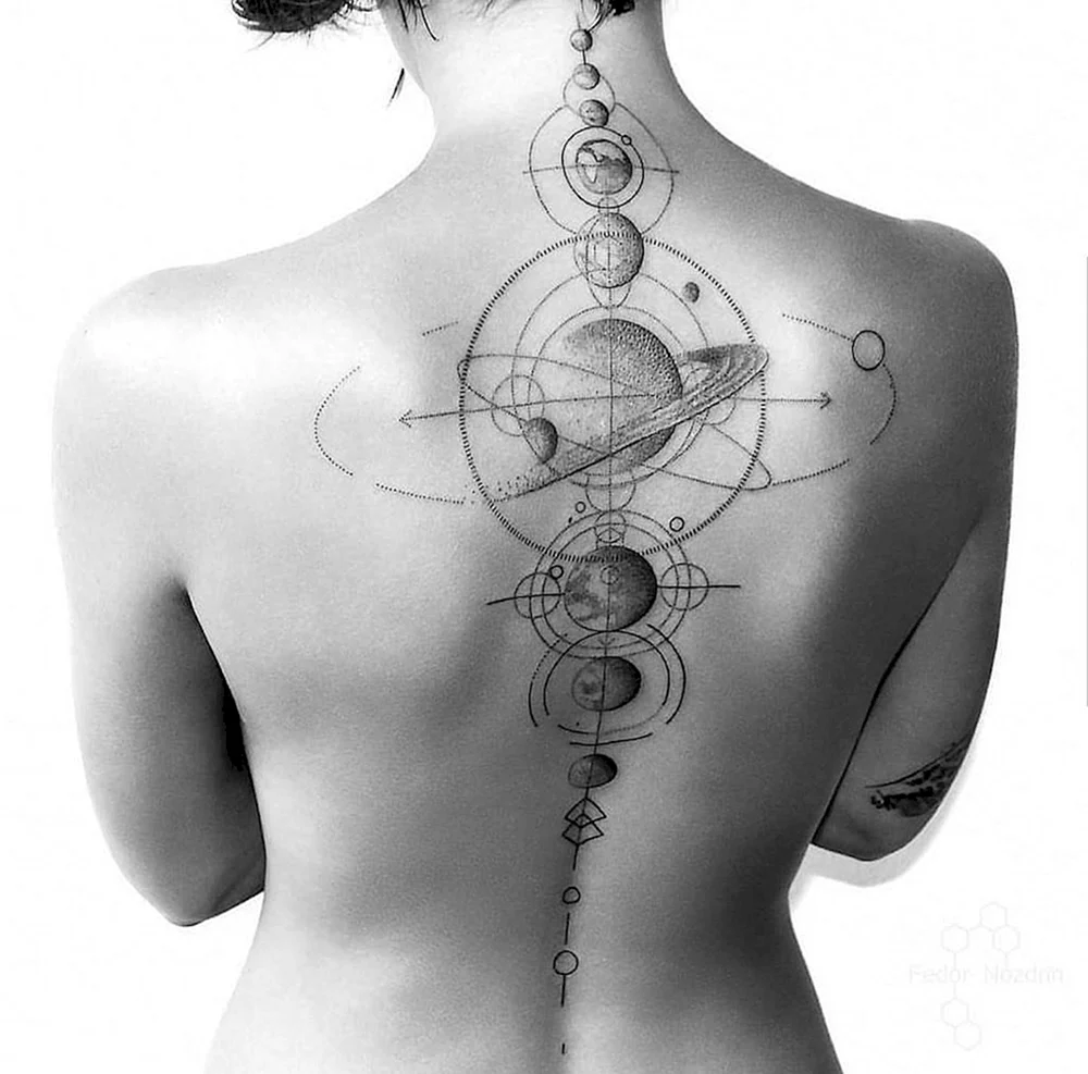 Geometry Space Tattoo