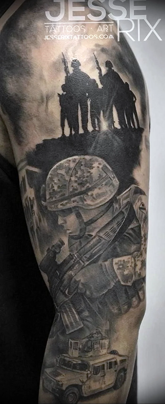 German Soldier Tattoo