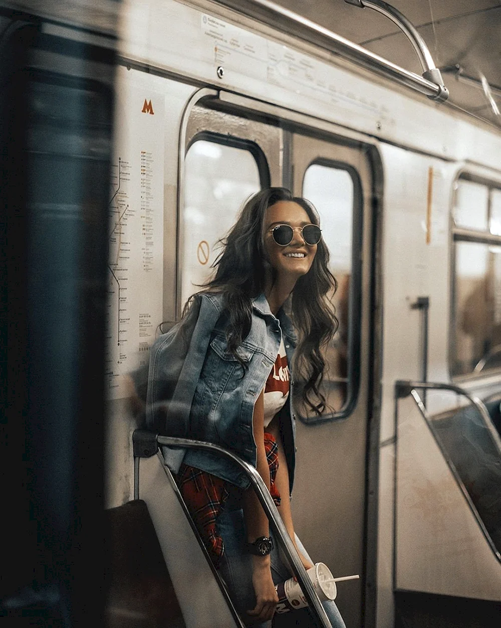 Girl in Metro
