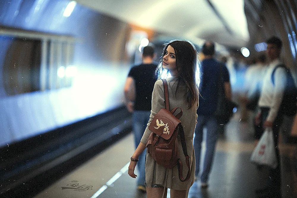 Girl in Metro