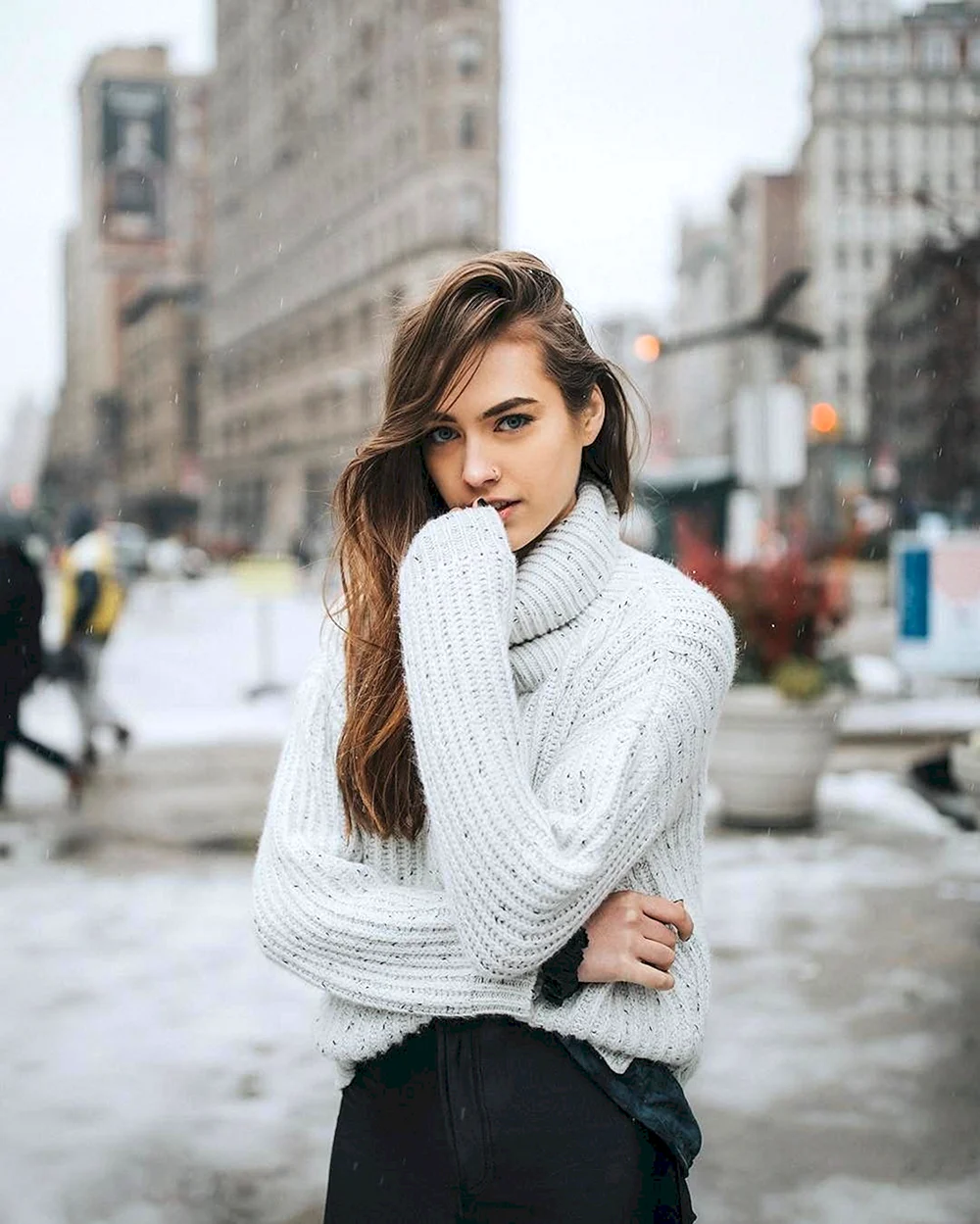 Girl in Sweater