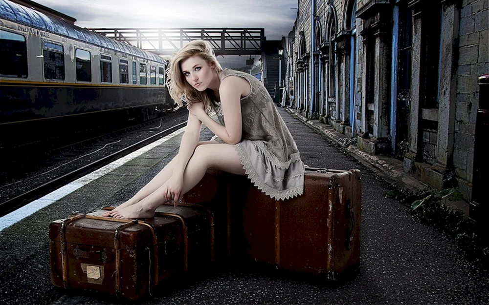 Girl in Train