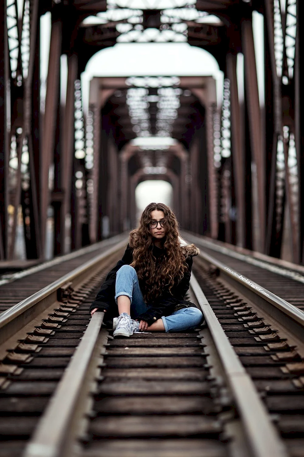 Girl on Railway