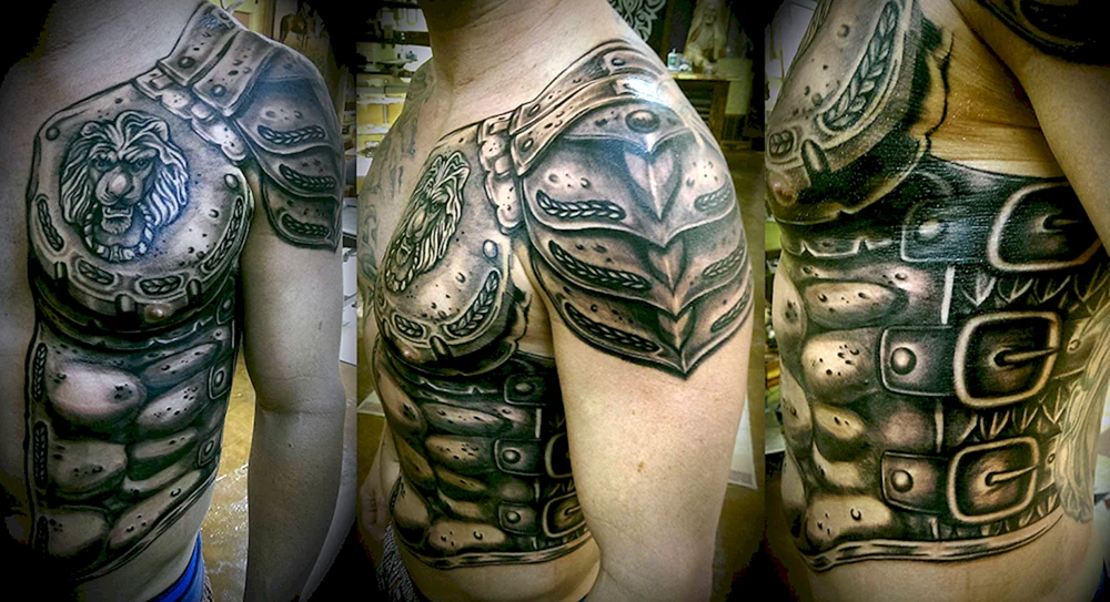Gladiator Armor Tattoo