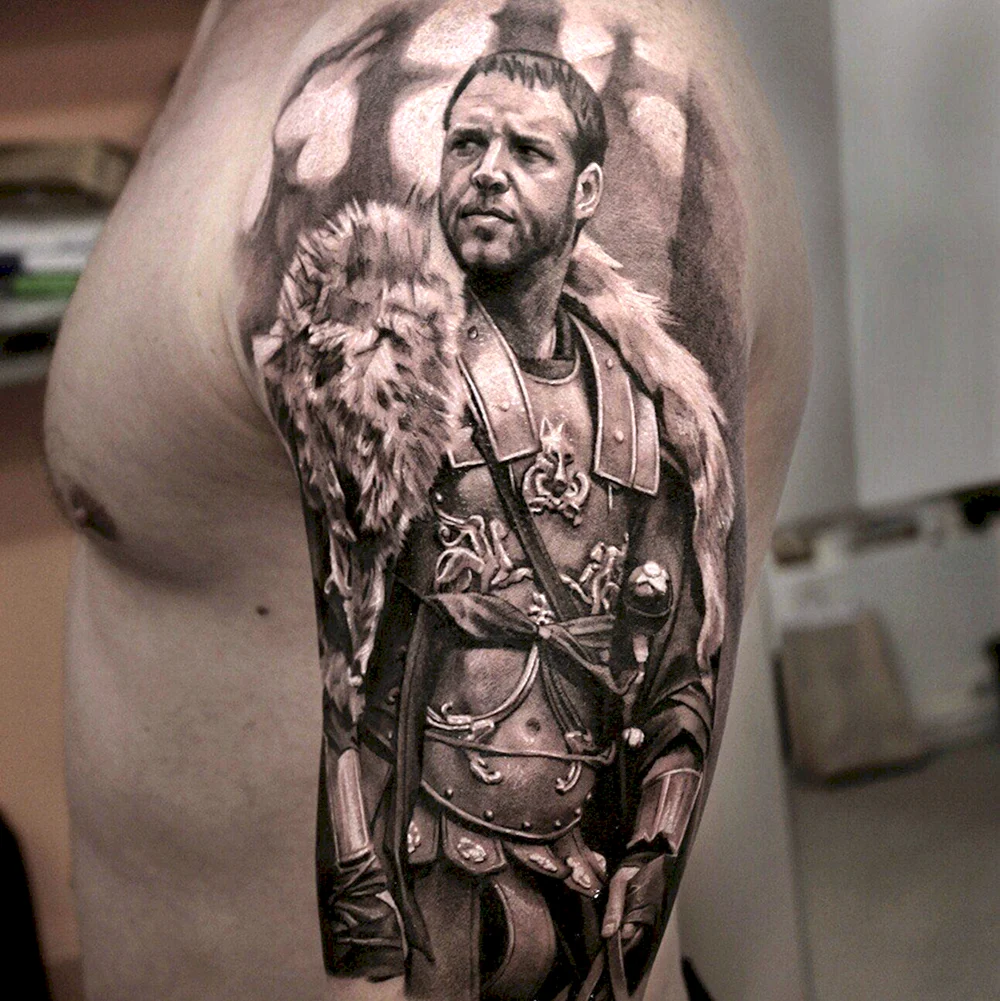 Gladiator realistic Tattoo