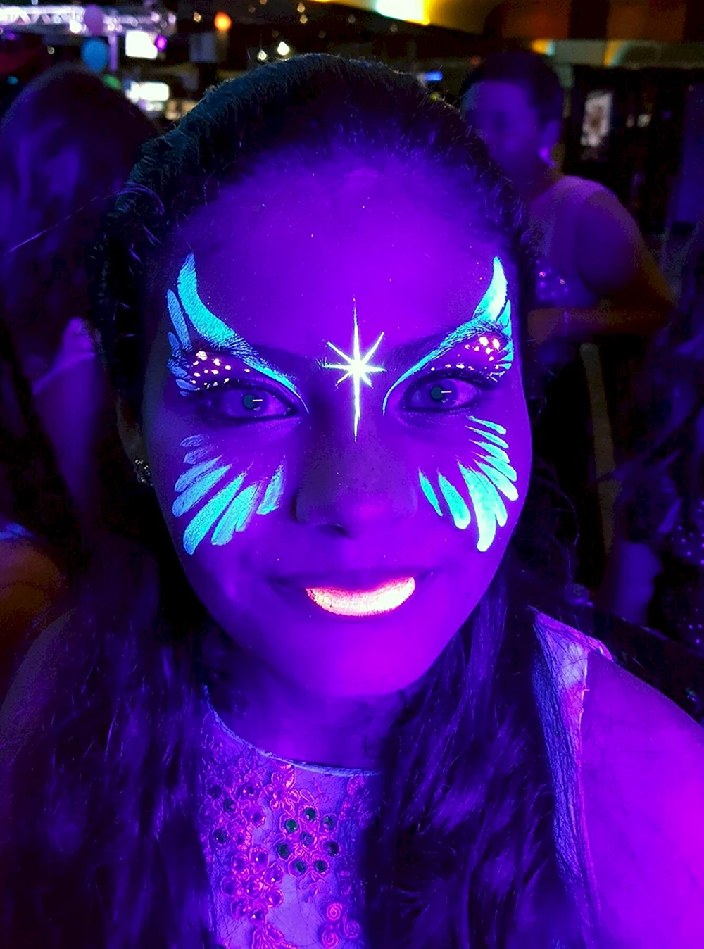 Glow in the Dark Makeup