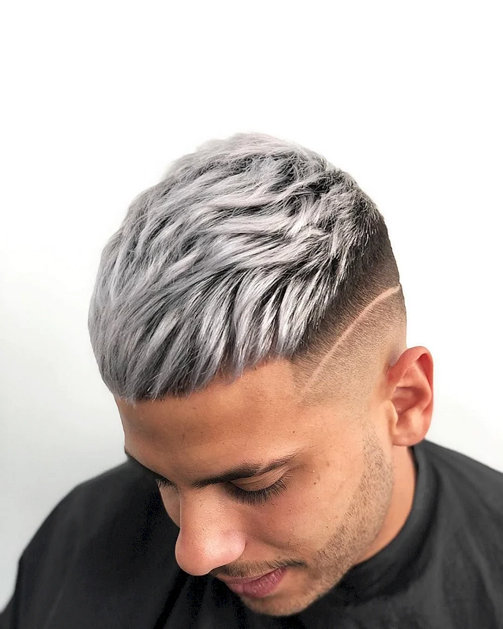 Gray Color men hair