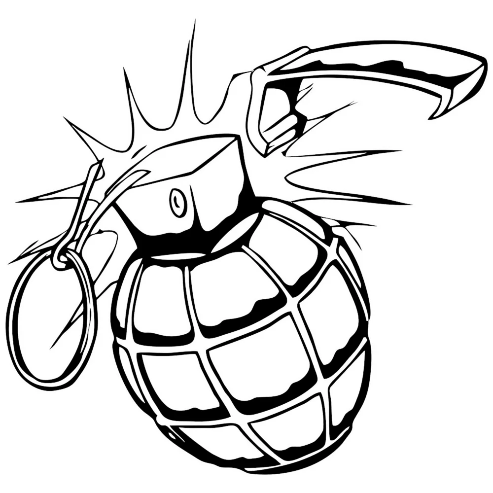 Grenade drawing
