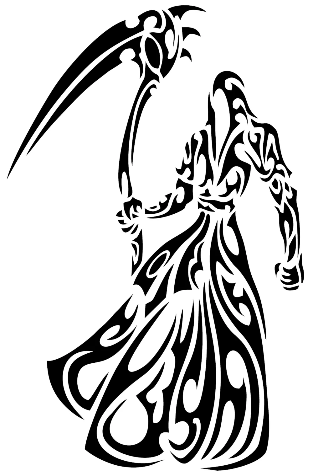 Grim Reaper Stencil