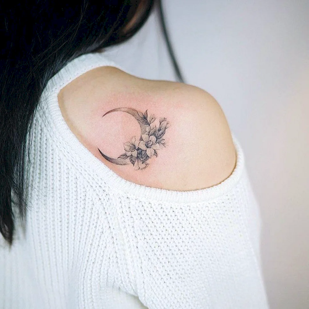 Half Moon Tattoo
