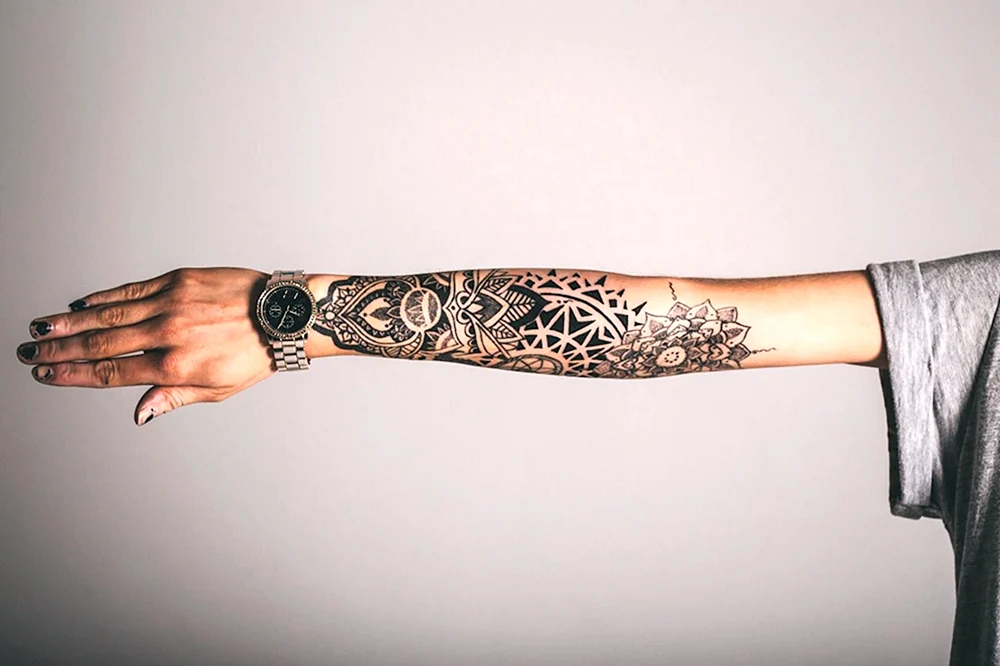 Hand Arms Tattoo