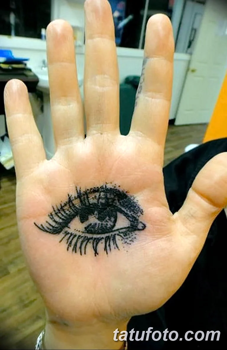 Hand Eye Tattoo