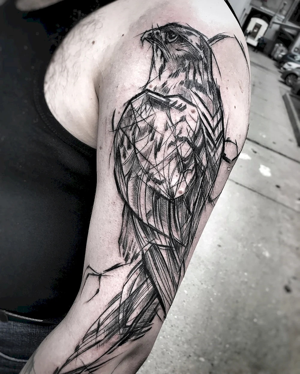 Hawk Tattoo
