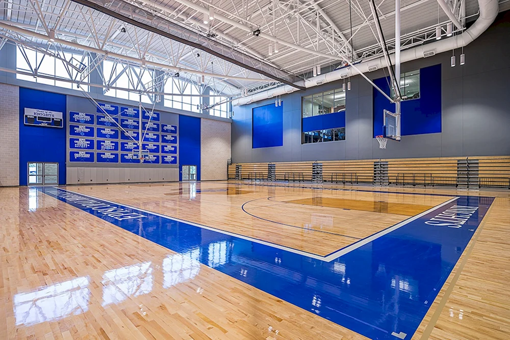 Highschool Basketball Gymnasium