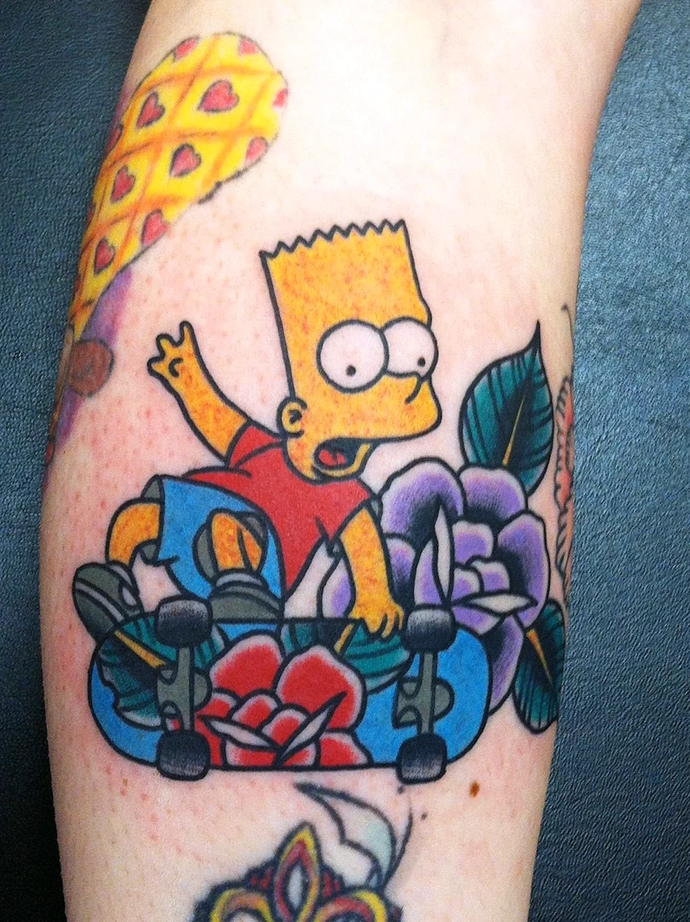 Homer Simpson Tattooed