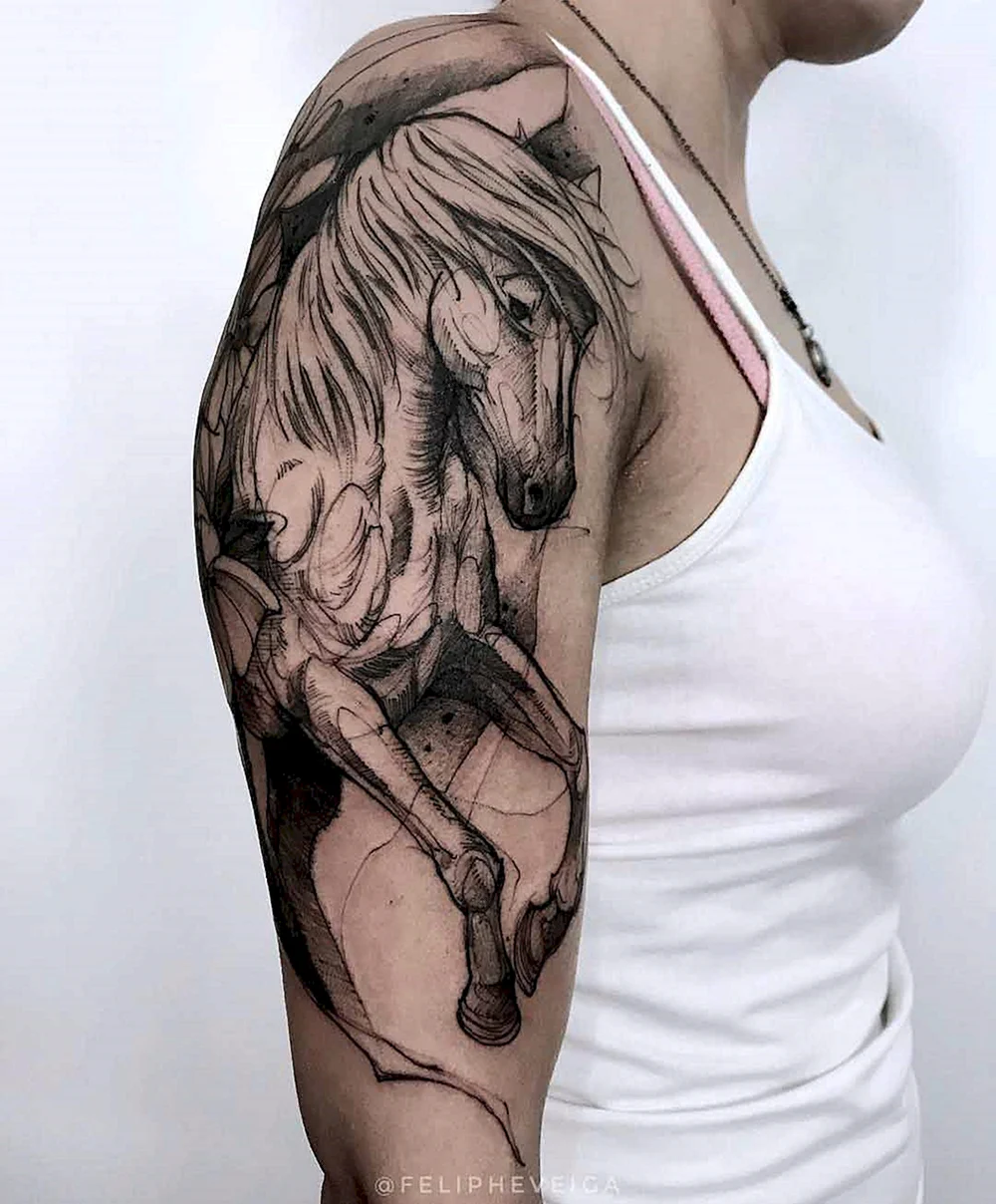 Horse Tattoo Art