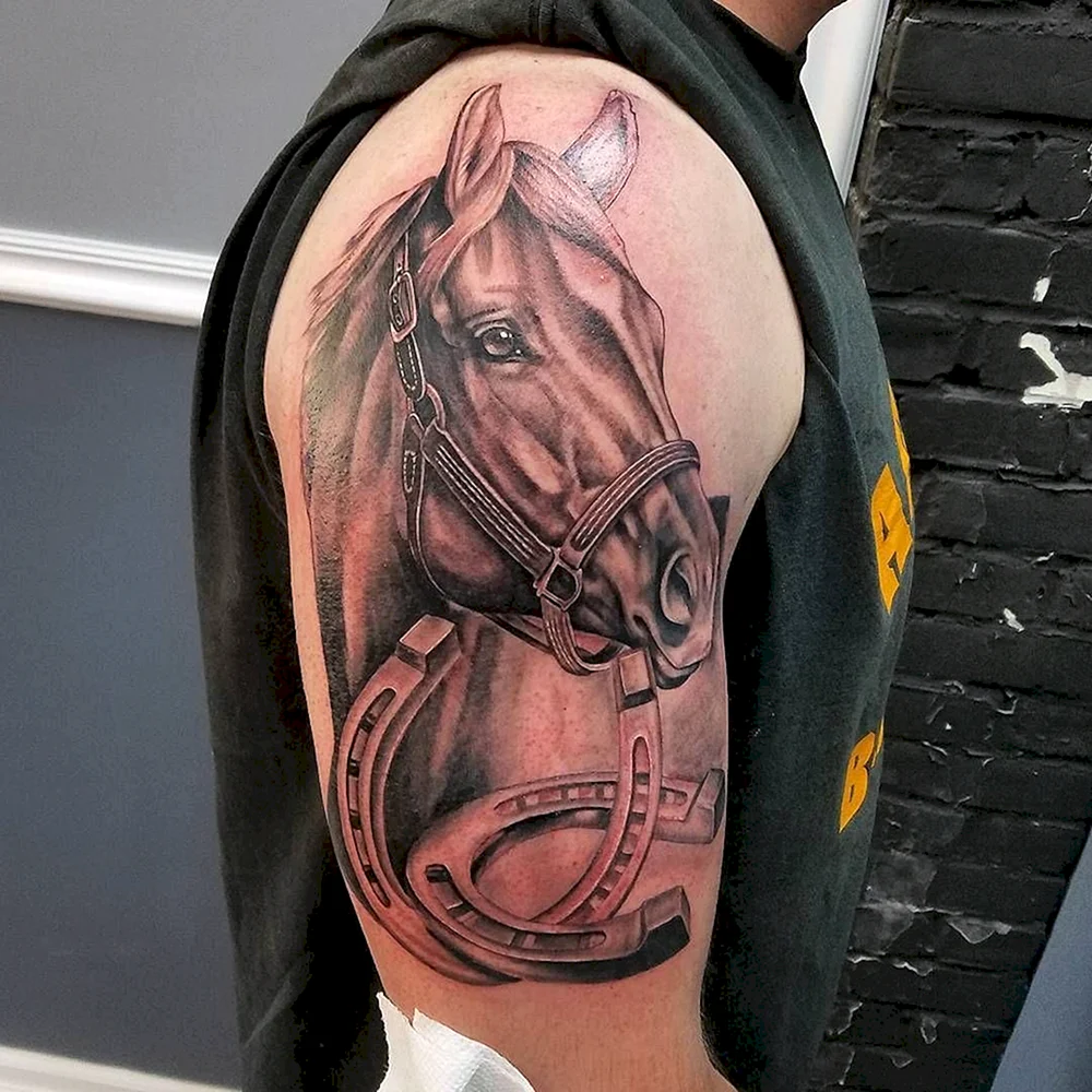 Horseshoe Tattoo Horse