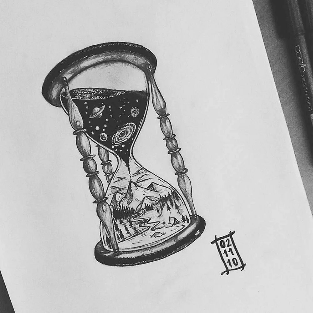Hourglass Sketch