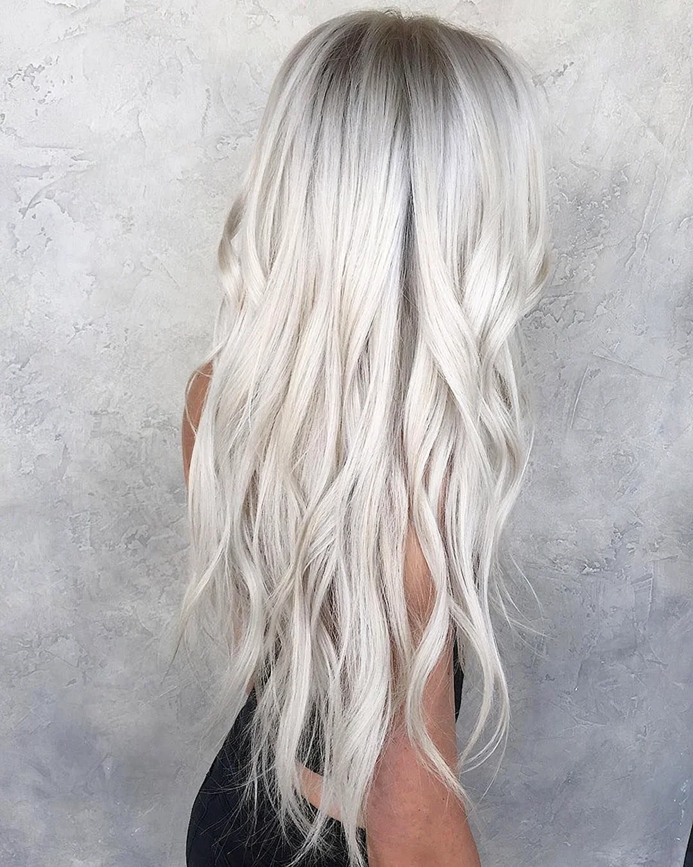 Icy Silver hair
