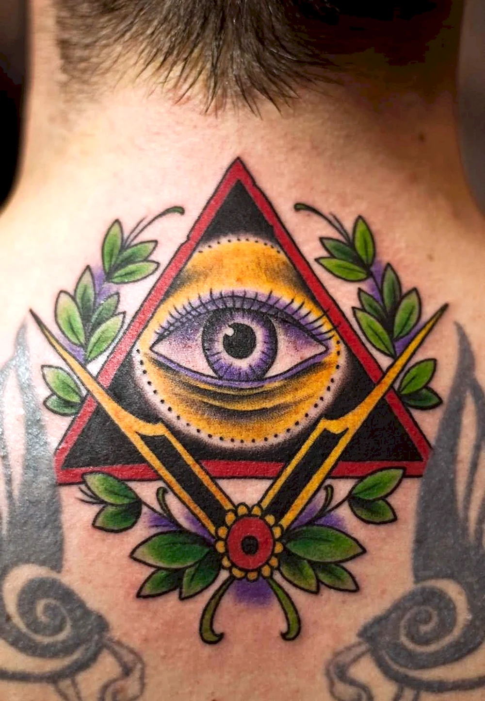 Illuminati Triangle Tattoo
