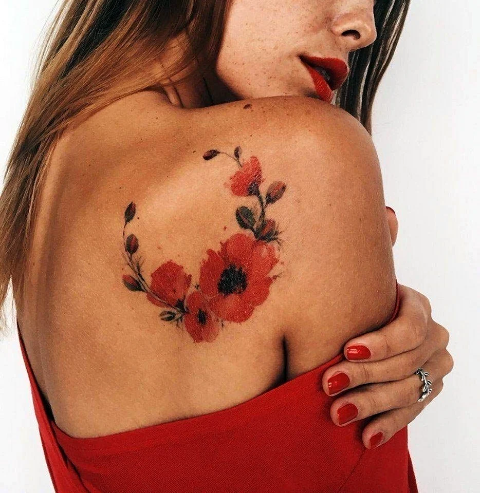 Ink Flower Tattoo